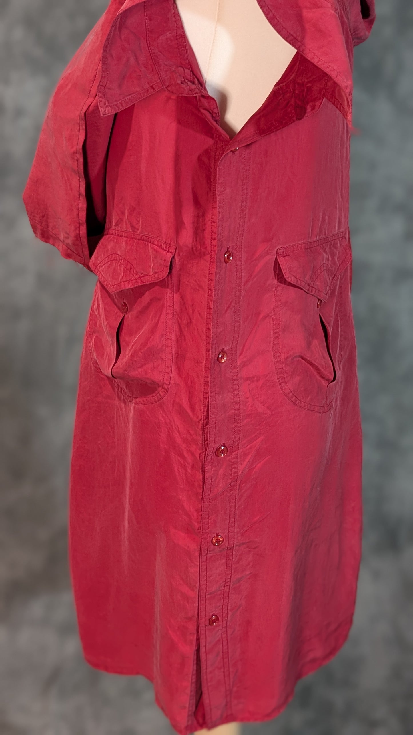 Crimson Cascade Dress – Maldoror