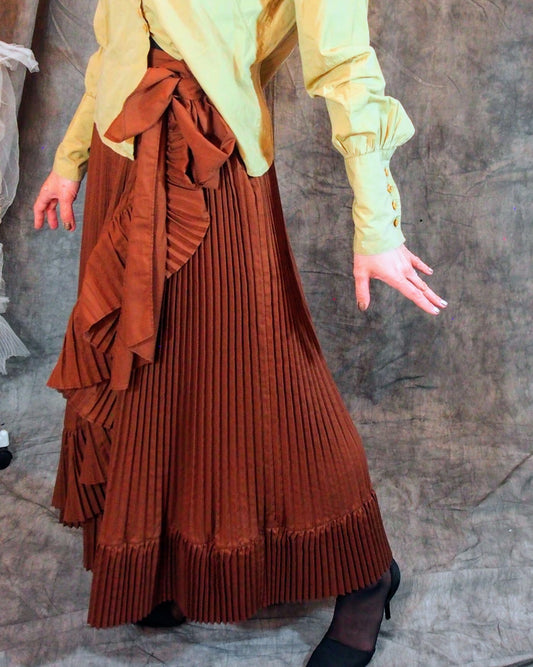Gothik pleated skirt