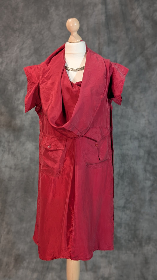Crimson Cascade Dress – Maldoror