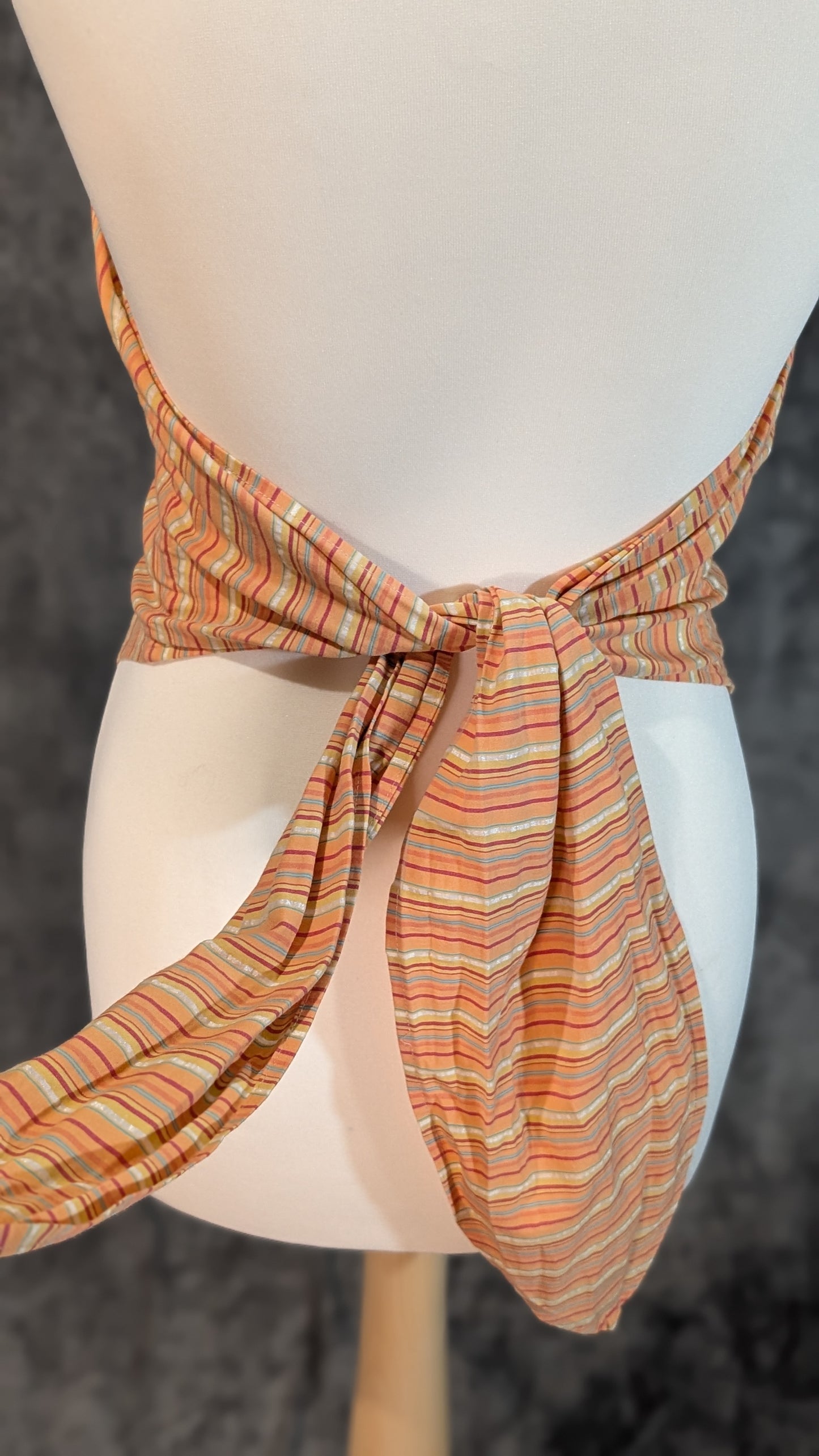 Orange Zest '90s Club Collar Halter – GIGLI