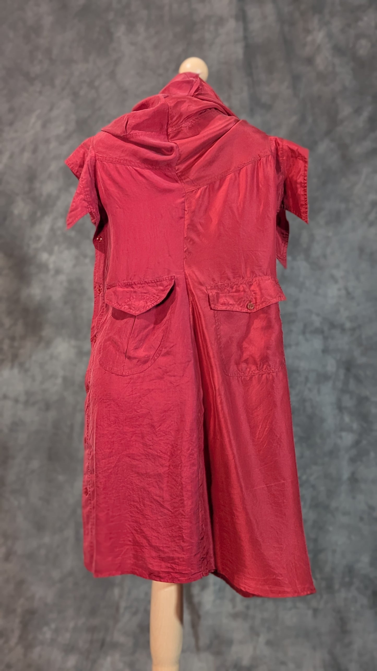 Crimson Cascade Dress – Maldoror