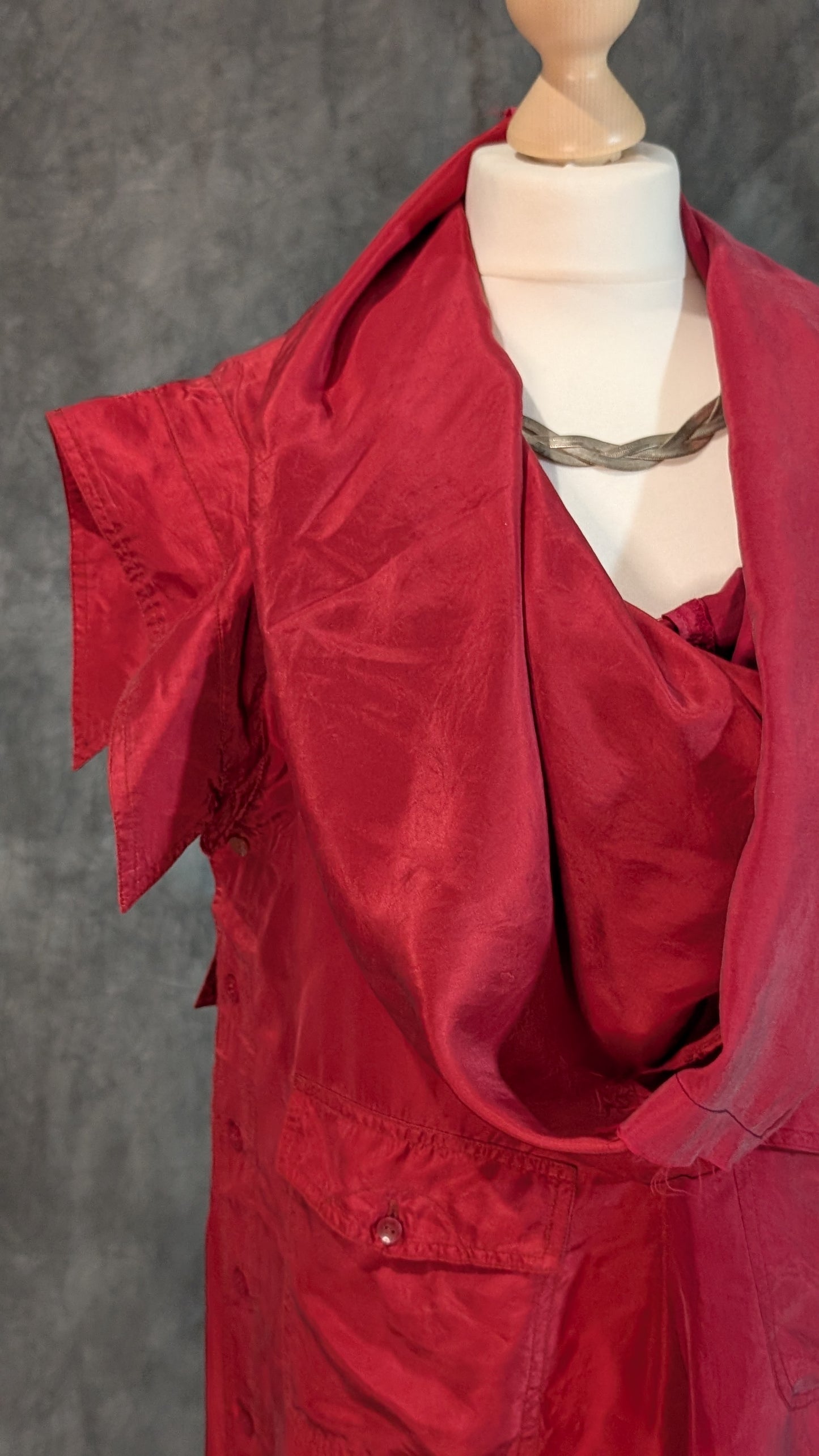 Crimson Cascade Dress – Maldoror
